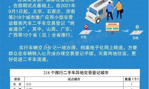 二手车跨省通办啥意思啊,二手车跨省通办的好处